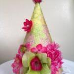 Girls Pink Fairytale Birthday Hat, Photo Prop,..